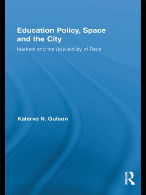 cover image of Education Policy, Space and the City